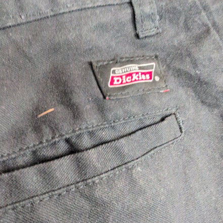 Short Dickies Workwear Noir Homme W36 Coupe Droite Bon État
