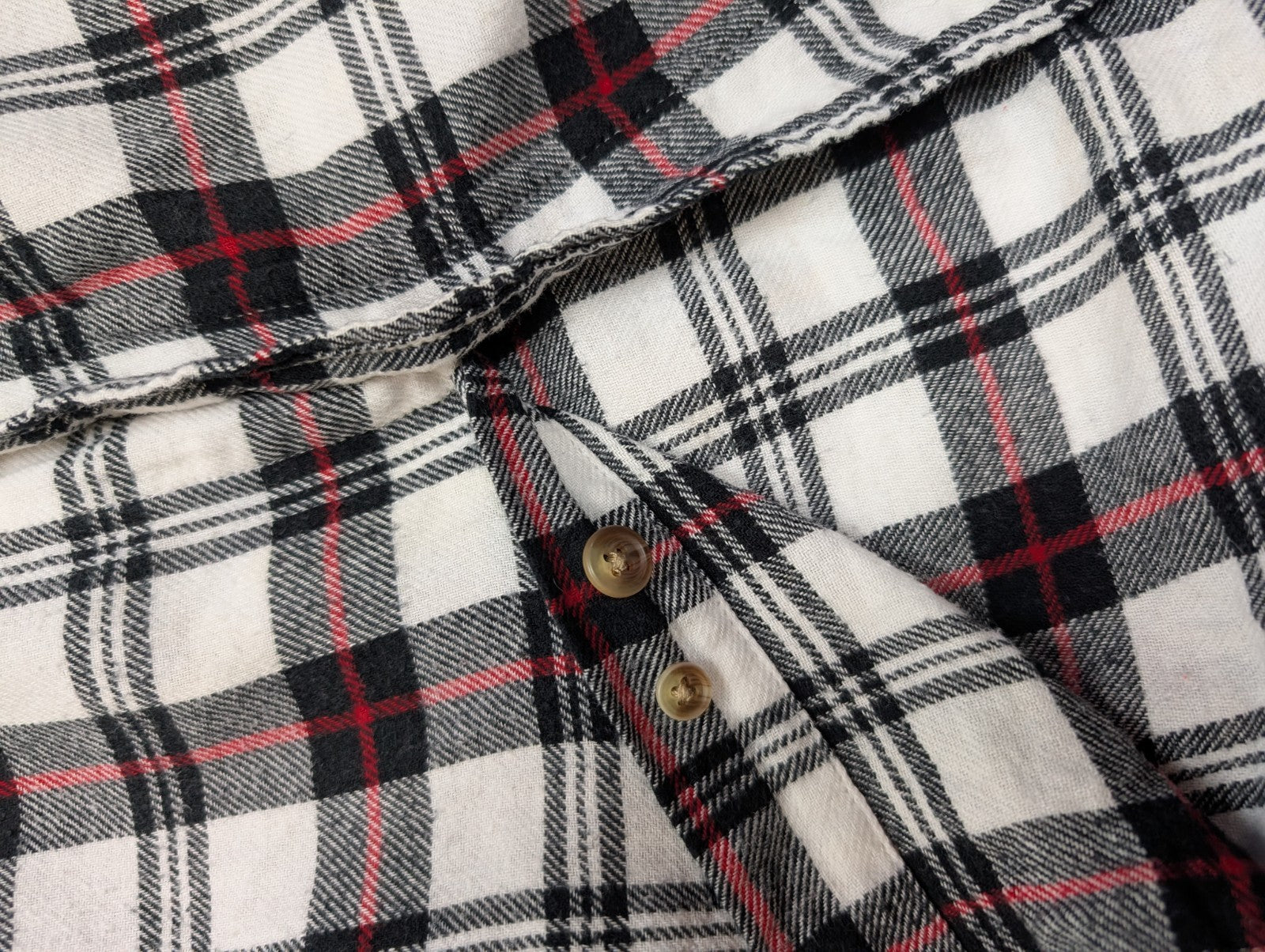 Chemise Flanelle CHAPS L Bûcheron Rouge Noir Blanc |279S