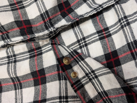 Chemise Flanelle CHAPS L Bûcheron Rouge Noir Blanc |279S