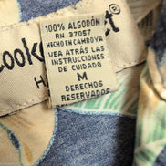 Chemise Hawaïenne Cooke Street Coton Bleu Feuillage M Honolulu