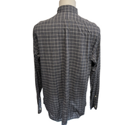Chemise Ralph Lauren XL Gris Carreaux Classic Fit Logo Noir Button Down Shirt