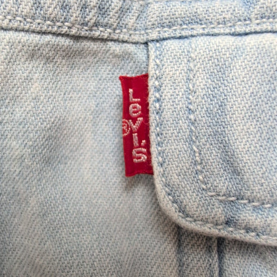 Chemise en jean Levi's bleu clair modèle rare à surcoutures Taille M