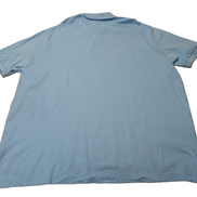 Polo manches courtes Polo Ralph Lauren XL bleu ciel logo rose coton