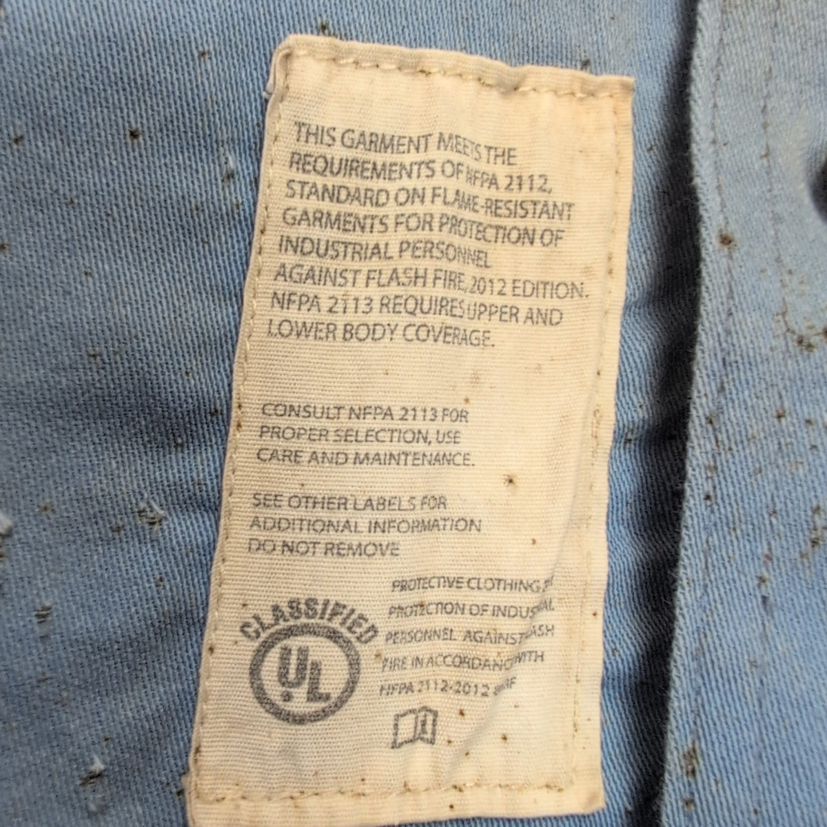 Chemise Carhartt FR L Bleu Workwear Poche Stylo Honduras manches longues