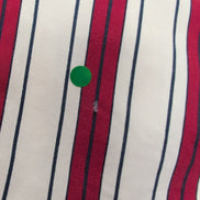 Chemise Bugle Boy Classics XL Rayures Rouge Bleu 100% Coton Vintage