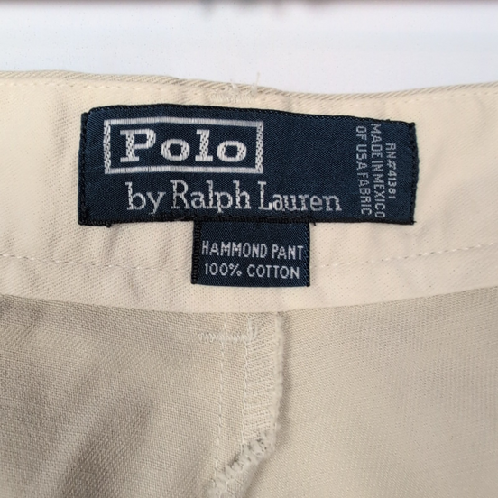 Pantalon chino Polo Ralph Lauren crème Hammond W38xL42 FR48 #34cr