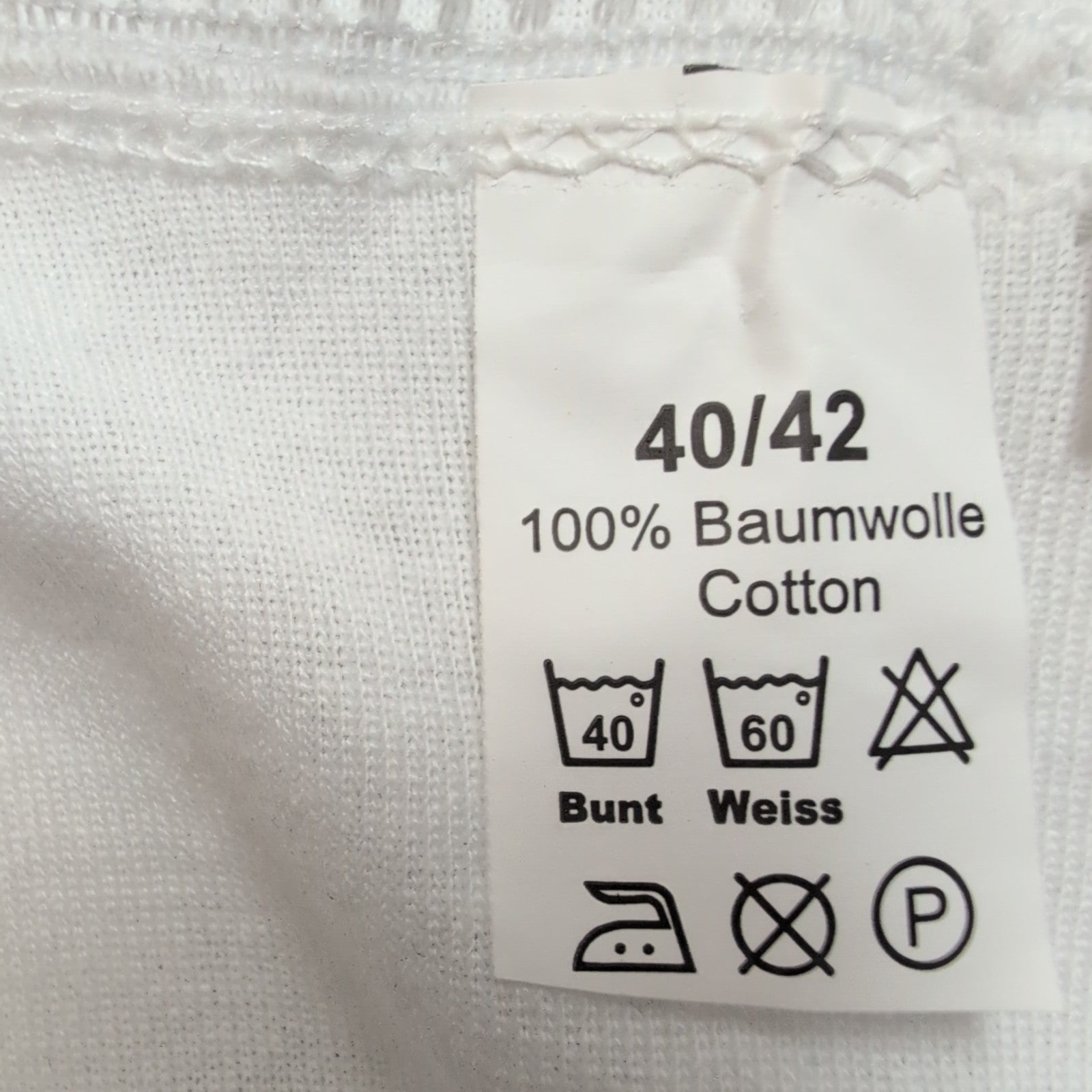 Débardeur Femme Taille 40/42 Blanc Dentelle 100% Coton Sans Marque Neuf