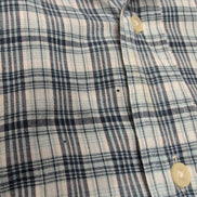 Chemise Ralph Lauren Classic Fit Homme M Vintage Bleu Carreaux Manches Courtes