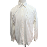 Chemise Tommy Hilfiger Blanche 1 poche Taille S Vintage