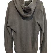 Pull GAP L kaki 100% laine capuche grosse maille chaud Made in Hong Kong
