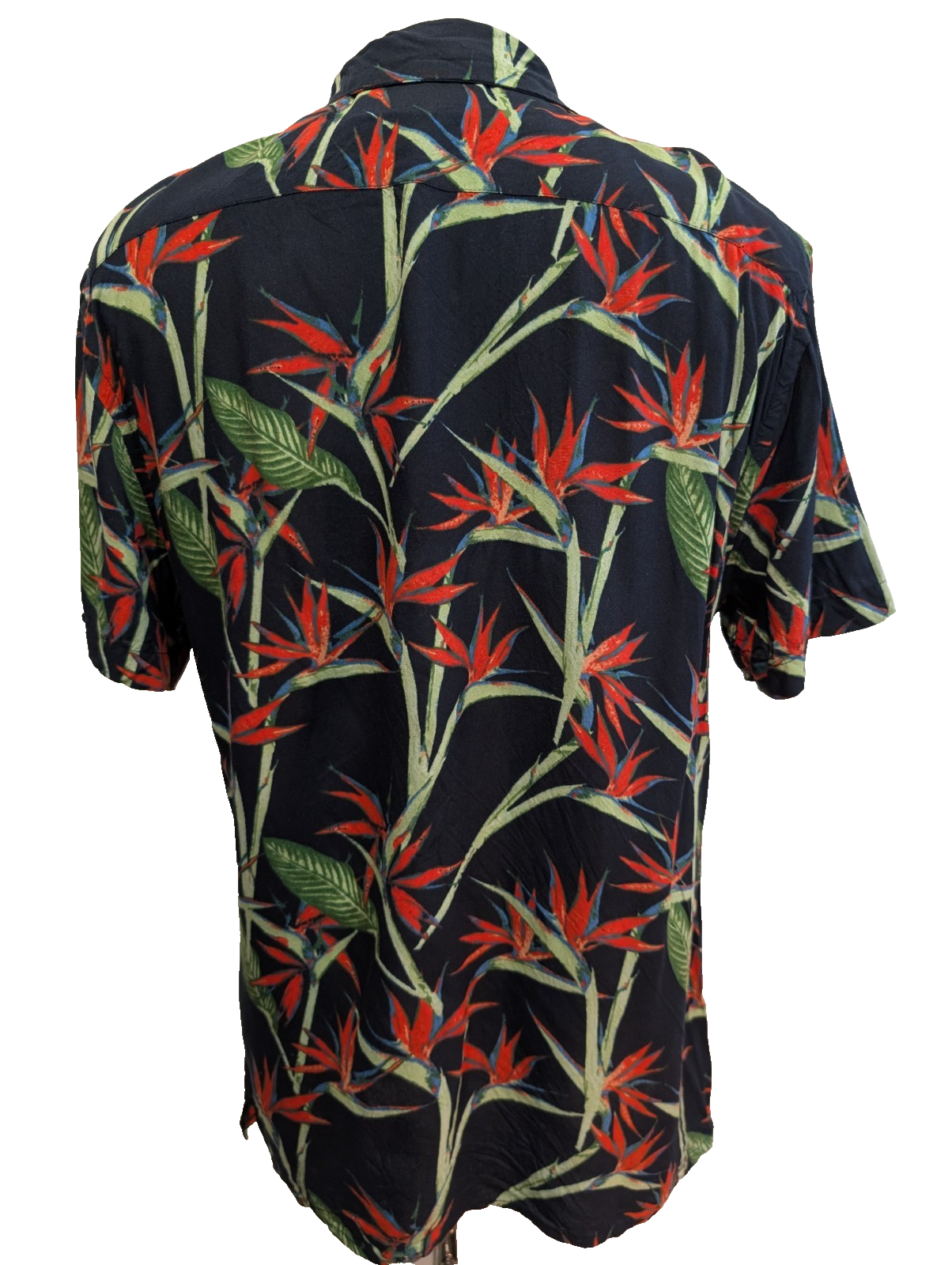 Chemise Hawaïenne MBX Premium Goods 100% Viscose - Bleu Marine - XL