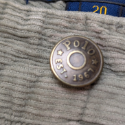 Pantalon Velours Côtelé Polo Ralph Lauren W28 L28 Gris Homme Vintage Jean