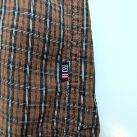 Chemise Wrangler River Coton XL Carreaux Marron et Noir
