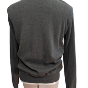 Pull Sweat Polo Ralph Lauren Col Rond Gris Foncé S Logo Vert | 541WSR