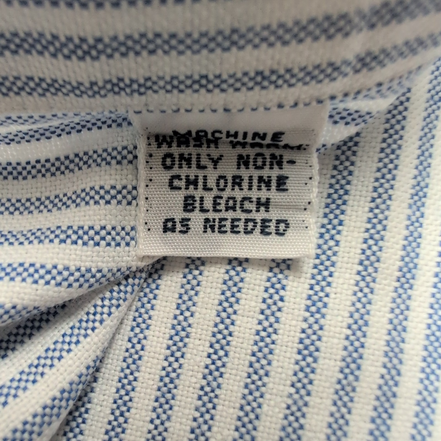 Chemise Ralph Lauren Yarmouth XL Rayures Bleu Oxford Button Down Shirt