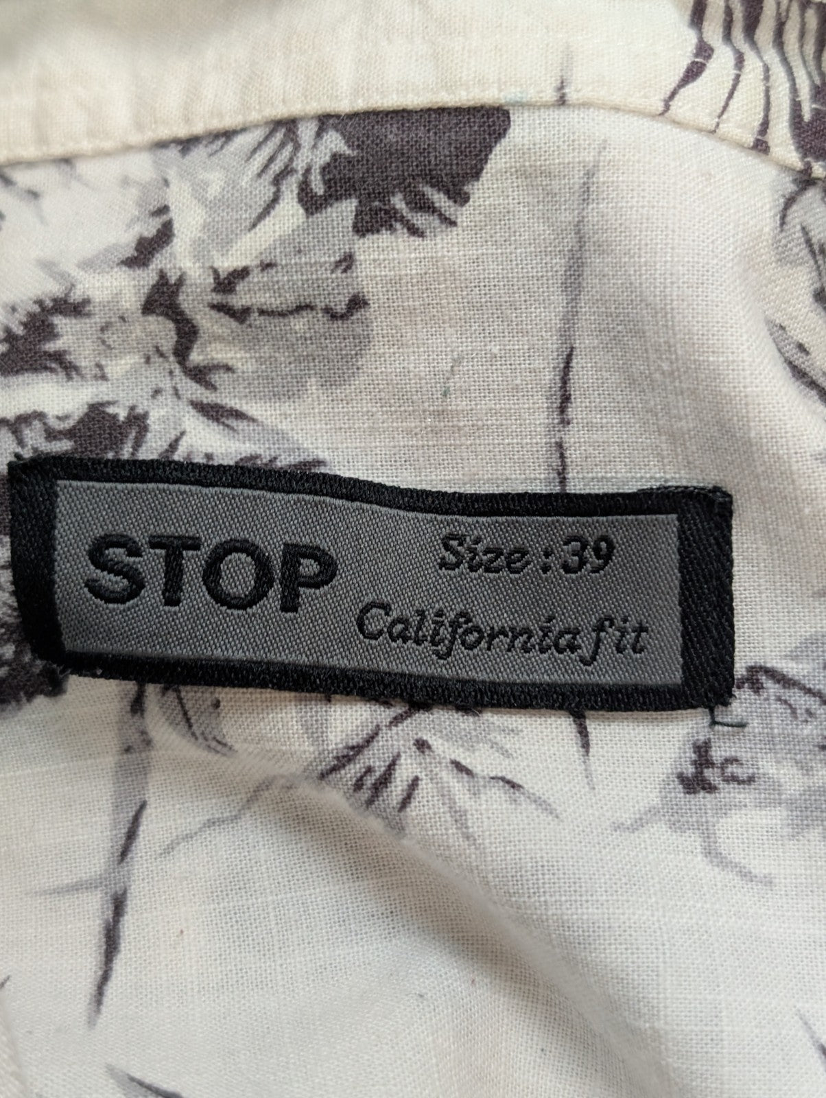 Chemise hawaïenne Stop manches courtes taille S #669 hawaienne