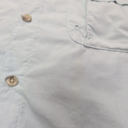 Chemise Columbia PFG nylon verte pastel uni poches manches longues taille M