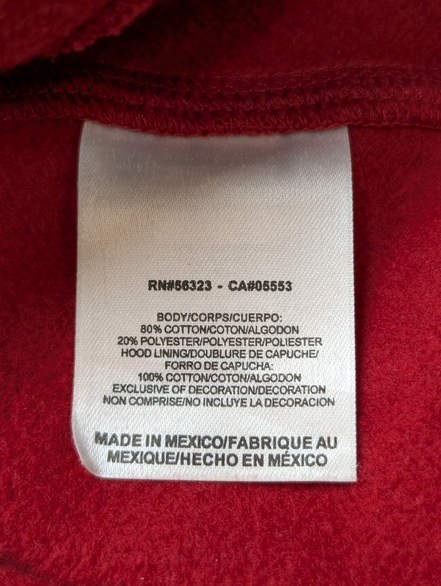➜ Sweat à Capuche Nike - Grand Logo Swoosh - Rouge Foncé - Taille XL