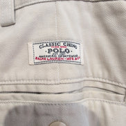 Pantalon chino Polo Ralph Lauren crème Hammond W38xL42 FR48 #34cr