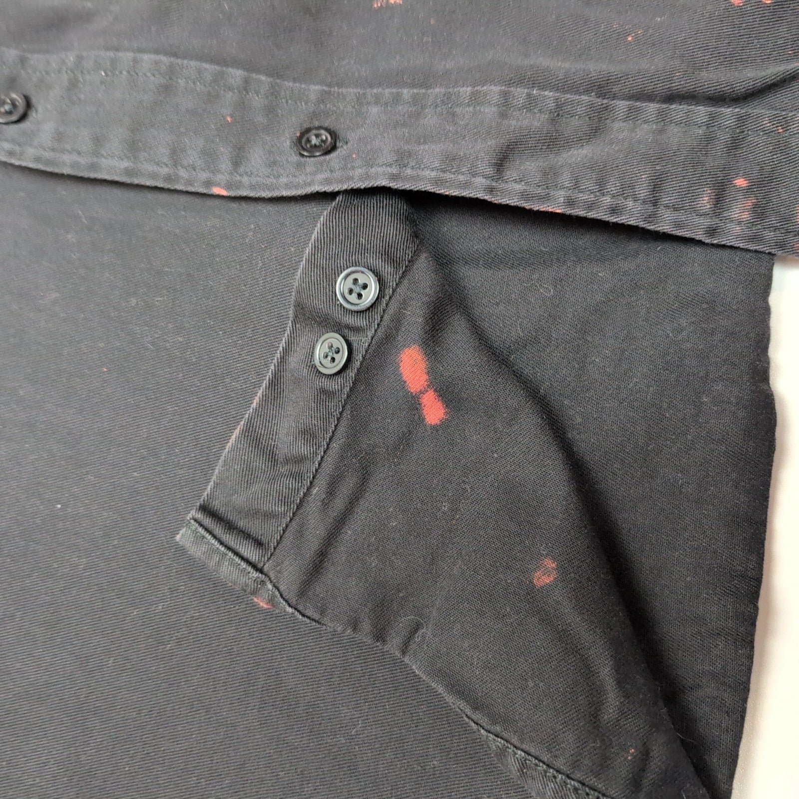 Chemise Harley Davidson XL Noire Coton Poches Boutonnées Logo Brodé