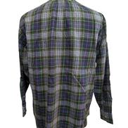 Ralph Lauren Chemise Homme M Vert Bleu Carreaux Flanelle Légère Blake