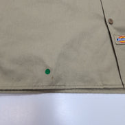 Chemise Dickies M Beige Workwear Manches Courtes Poches Boutonnées