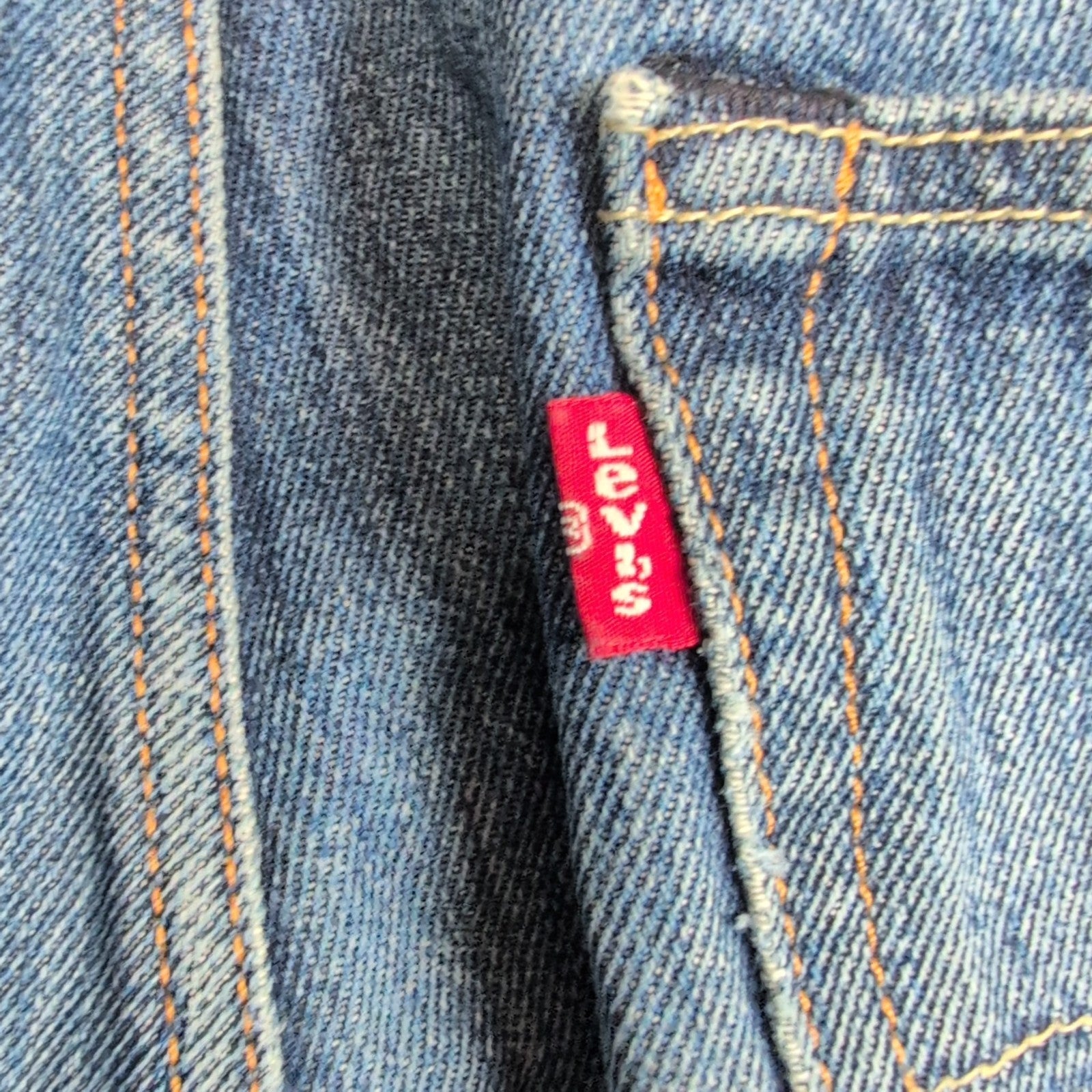 Levi’s 501 Jean Homme W36 L36 Bleu Foncé Vintage Pantalon Bouton