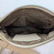 Sac bandoulière Coach cuir blanc cassé crème crossbody
