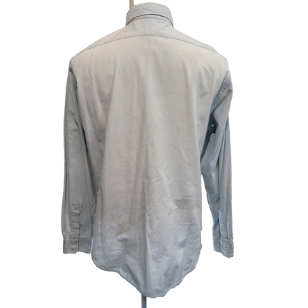 Chemise Jean Polo Ralph Lauren L Vintage Bleu Clair Made in Singapore