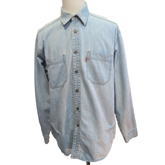 Chemise Levi's Vintage Denim Jean Bleu Clair Red Tab Taille L