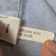 CHEMISE Ralph Lauren homme XL Classic Fit Bleu Ciel Uni poche TBE 👕