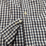 Chemise Chaps 100% coton marron petits carreaux manches longues 1 poche XLTG
