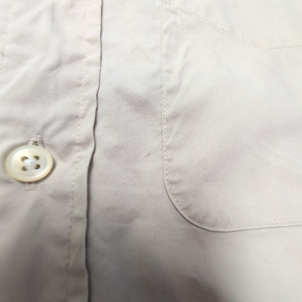 Chemise L.L. Bean beige crème uni taille S #134e