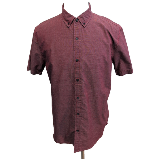 Chemise LEVI'S Homme M Bordeaux Manches Courtes Poche