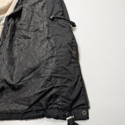 Veste Longue femme LEVI'S Noire Doublée Sherpa Fourrure - Taille XL