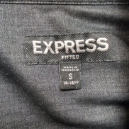 Chemise Express S/M Gris Anthracite Manches Courtes 2 Poches 100% Coton