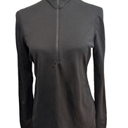 Sweat Patagonia Femme Polartec Noir Col Zippé - Taille M