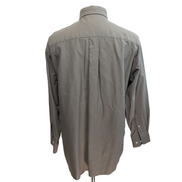 Chemise Nautica Vintage Oxford L Kaki Uni Poche Logo Marron manches longues