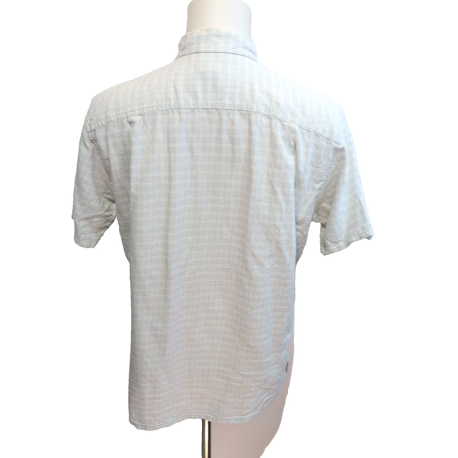 Chemise Patagonia M Bleu Carreaux Chanvre Coton Manches Courtes