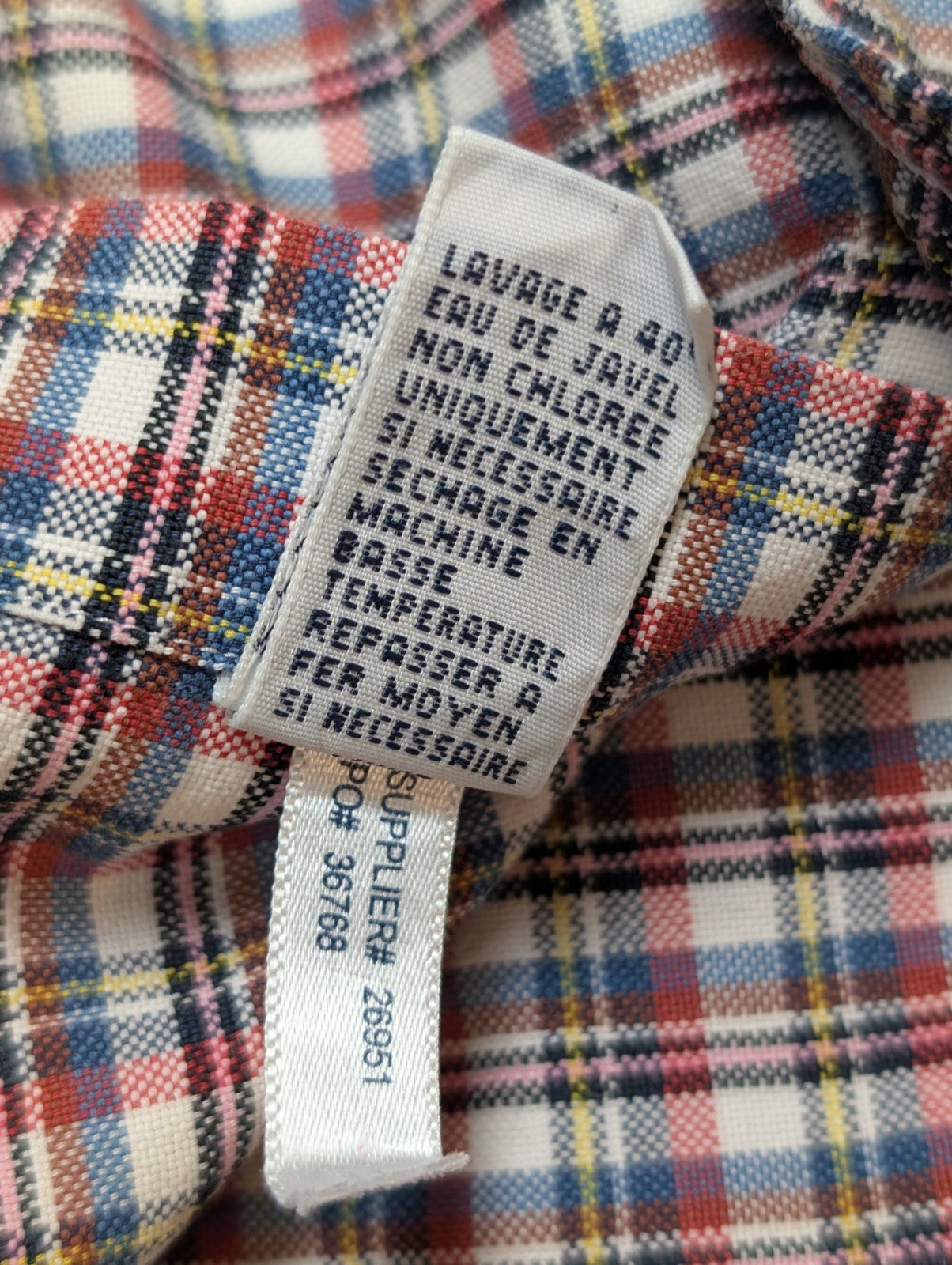 Chemise Ralph Lauren Rouge et bleu à carreaux Taille M - Excellent état