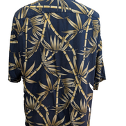 Chemise Hawaïenne Pierre Cardin 100% Rayonne Motif Bambou - Taille XL