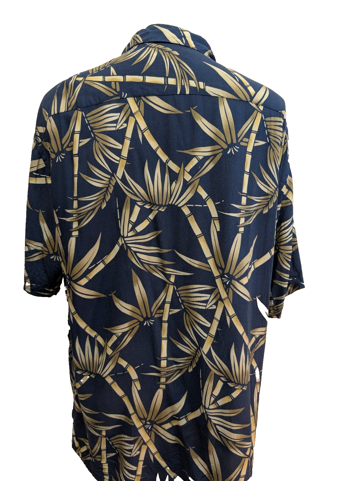 Chemise Hawaïenne Pierre Cardin 100% Rayonne Motif Bambou - Taille XL