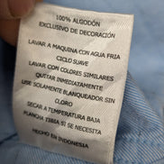 CHEMISE LEVI'S Coton Bleu Ciel XXL Homme Motif 2 Poches Manches Roulables