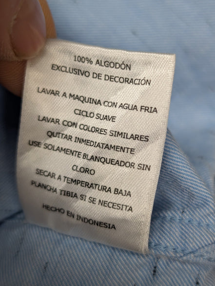 CHEMISE LEVI'S Coton Bleu Ciel XXL Homme Motif 2 Poches Manches Roulables