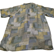 Chemise soie hawaïenne Perry Richards manches courtes taille M