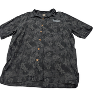 Chemise hawaïenne soie Gear for Sport noire manches courtes taille L