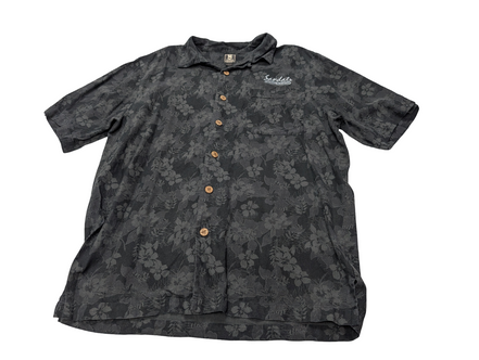 Chemise hawaïenne soie Gear for Sport noire manches courtes taille L