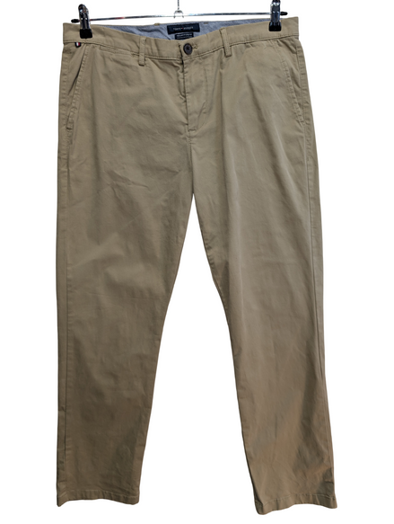 Pantalon chino Tommy Hilfiger stretch crème taille W33xL30 #28ct