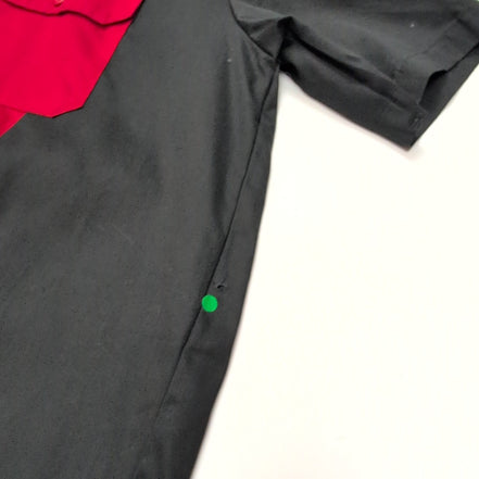 Chemise Dickies XL Rouge Noir Workwear Manches Courtes Poches Boutonnées