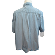 Carhartt Chemise Vintage Bleu Clair Manches Courtes 100% Coton Homme XL